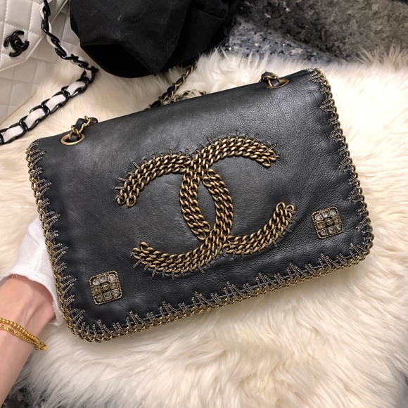 SOLD 🙏RARE Chanel Bayzance collection flap bag - Picture 4 of 15